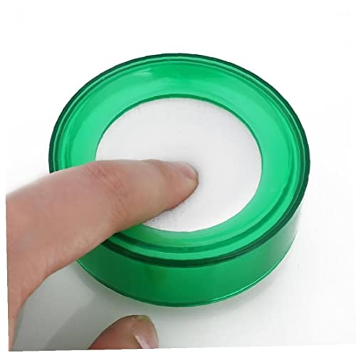 Tossper 3 Pcs Finger Wet Sponge Cup Moistener Fingertip Moistener For Money Cashier Bank Counting Papers Dollar Bills Documents, Multicolor #TOP1