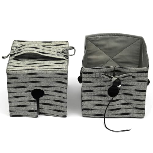 Image of Lantern Moon Knit Out Box Ikat 5 inchX5 inchX5 inch