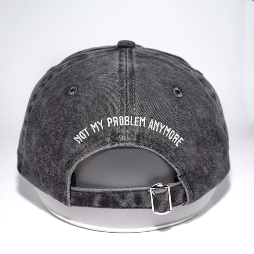 Gorra bordada Not My Problem Anymore para hombre y mujer miniatura 3
