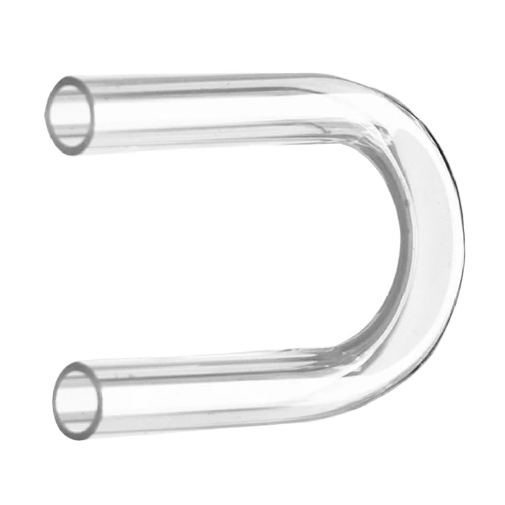 Conector acrílico transparente. Conectores en forma de U for tubo aire acuario, tubos acrílicos transparentes for suministro agua, for bricolaje doméstico (2 unidades)