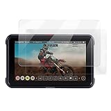 PCTC Crystal Clear Tempered Glass LCD Screen Protector Compatible with Atomos Ninja V 5' 4K HDMI...