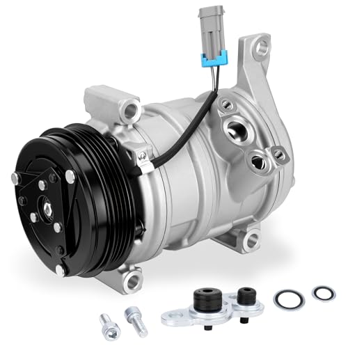 GDUKOP AC Compressor with Clutch Compatible with Chevrolet GMC Silverado Suburban Sierra Avalanche Express Tahoe Yukon Escalade and More Replace CO 29002C 15036042 15068853