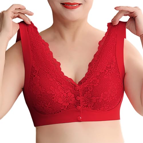 Soutien-gorge sans armature anti-douleur dos avec boucle avant réglable