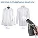 Uomeod Portable Steamer for Clothes, Steamer for Clothes Handheld, Mini Travel Steamer Fabric Steam Iron 240ml Big Capacity, Handheld Garment Steamer for Home and Travel (Black)