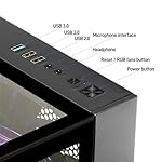 Gaming Desktop PC – GeForce RTX 3050 8GB, Ryzen 5 5500, 16GB DDR4 RAM, 512GB NVMe SSD, Prebuilt Computer Tower PC for Gaming, Streaming, Editing, Home & Office - Image 4