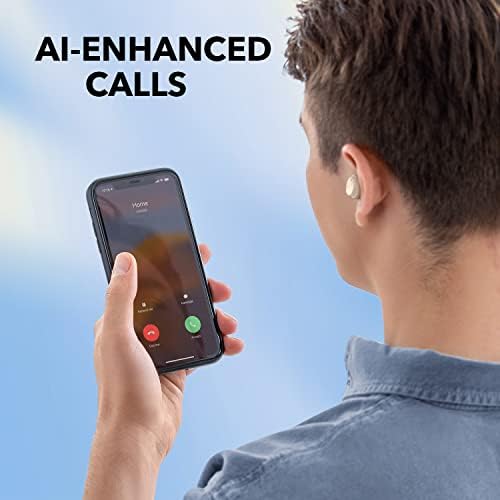 Soundcore by Anker A3i Noise Cancelling Earbuds, Deep Bass, Hybrid ANC, AI-Enhanced Calls with 4 Mics, 36H Playtime with Fast Charging, Bluetooth 5.2 Earbuds, 22 Custom EQ, Transparency Mode