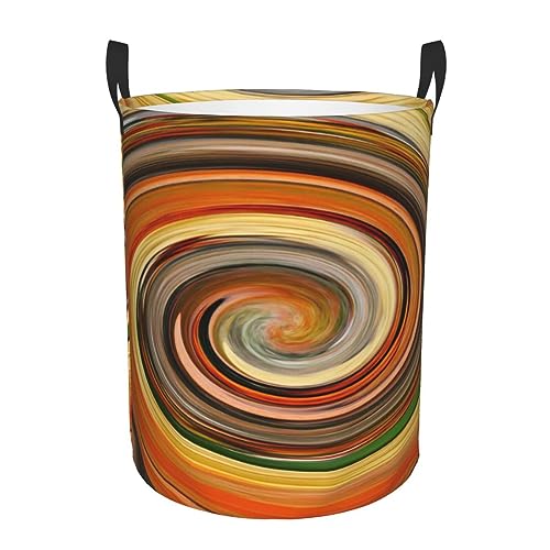 Cestos Para La Colada Remolino De Colores Cesto De Almacenamiento Juguetes Cesto De Ropa Sucia Con Asas Cubo Para Ropa Para Dormitorio Apartamento Lavandería 40X50Cm