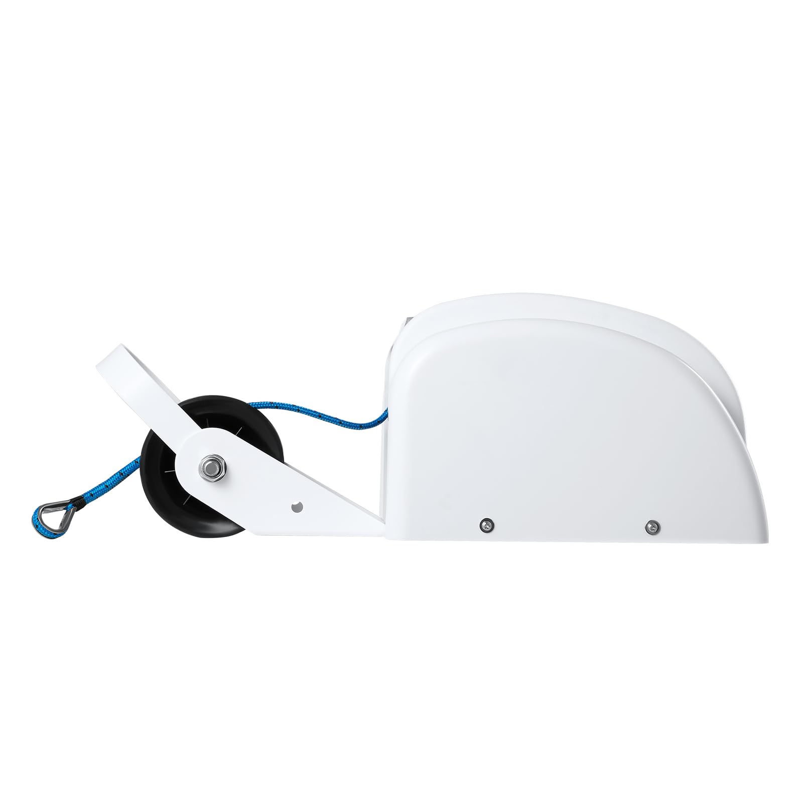 45 LBS Verricello elettrico per barca, verricello elettrico, per acqua salata, ancora, verricello con telecomando, 30 m, 12 V