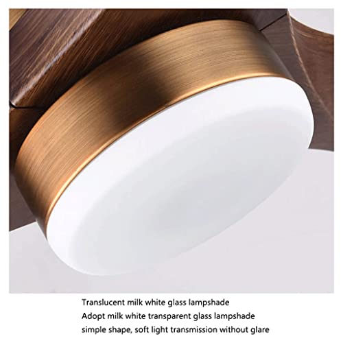 Éclairage de plafond industriel moderne avec ventilateur rétro suspendu et télécommande sans fil - 8