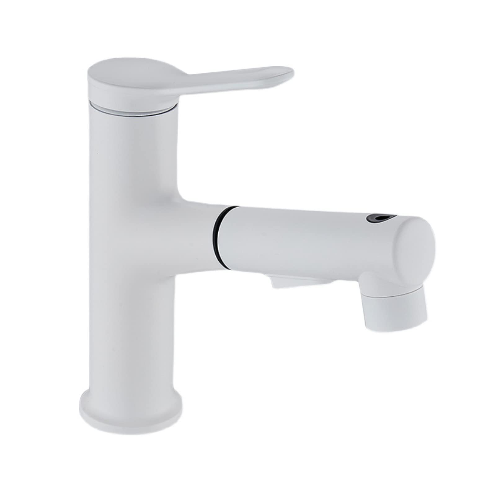 Robinet de lavabo rétractable en laiton blanc de qualité supérieure et durable