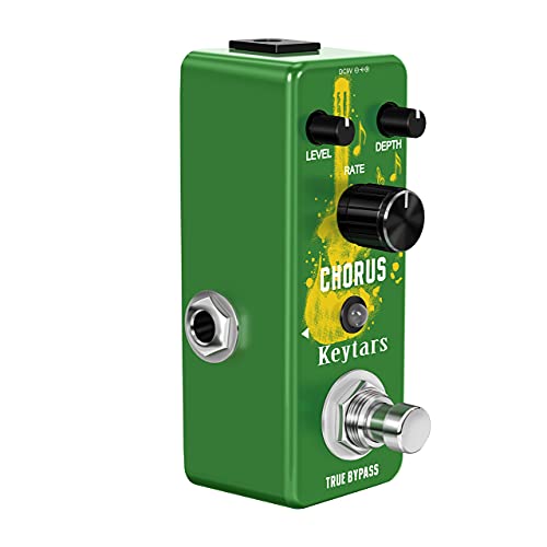 Keytars Analog Chorus Guitar Effect Pedal For Electric Guitar Bass With High Warm And Clear Chorus Sound Mini Size True Bypass, (Kts-304) #TOP1