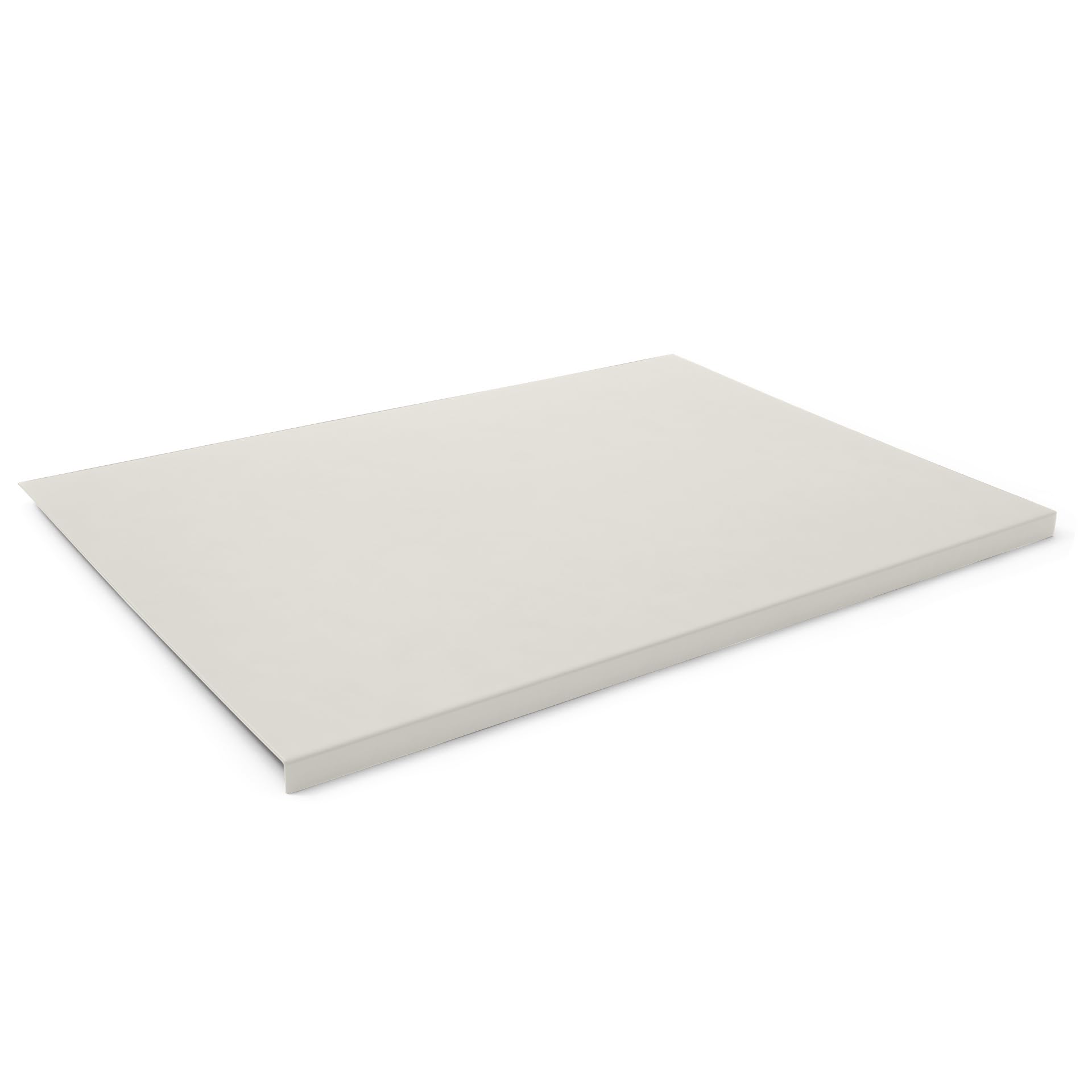 Eglooh - Talia - Office Desk Mat Made of White Leather cm 70x50 - Modern Design, Resistant Core Made of Steel with L-Shaped Forward Profile, Non-Slip Bottom - Made in Italy โ image 1