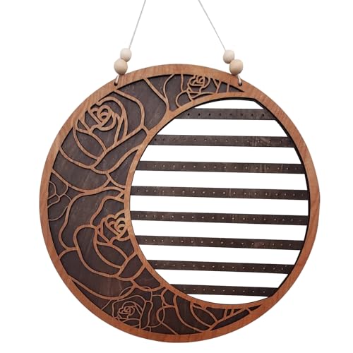 Wooden Earring Wall Hangings Organizer - Hangings Earring Organizer, Hangiings Jewelry Organizerr | Wall Mounted Earrings Organi