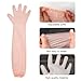 20 Pairs Field Dressing Kit Hunting Deer Cleaning Gloves with Disposable Pvc Long and Short Gutting Hunting Field Dressing Butchering Kit for Pig Deer Animals Butt Out Buttout Tool (Black, Pink)