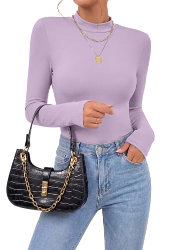 Image of OPOIPIN Women's Long Sleeve Basic Bodysuit
