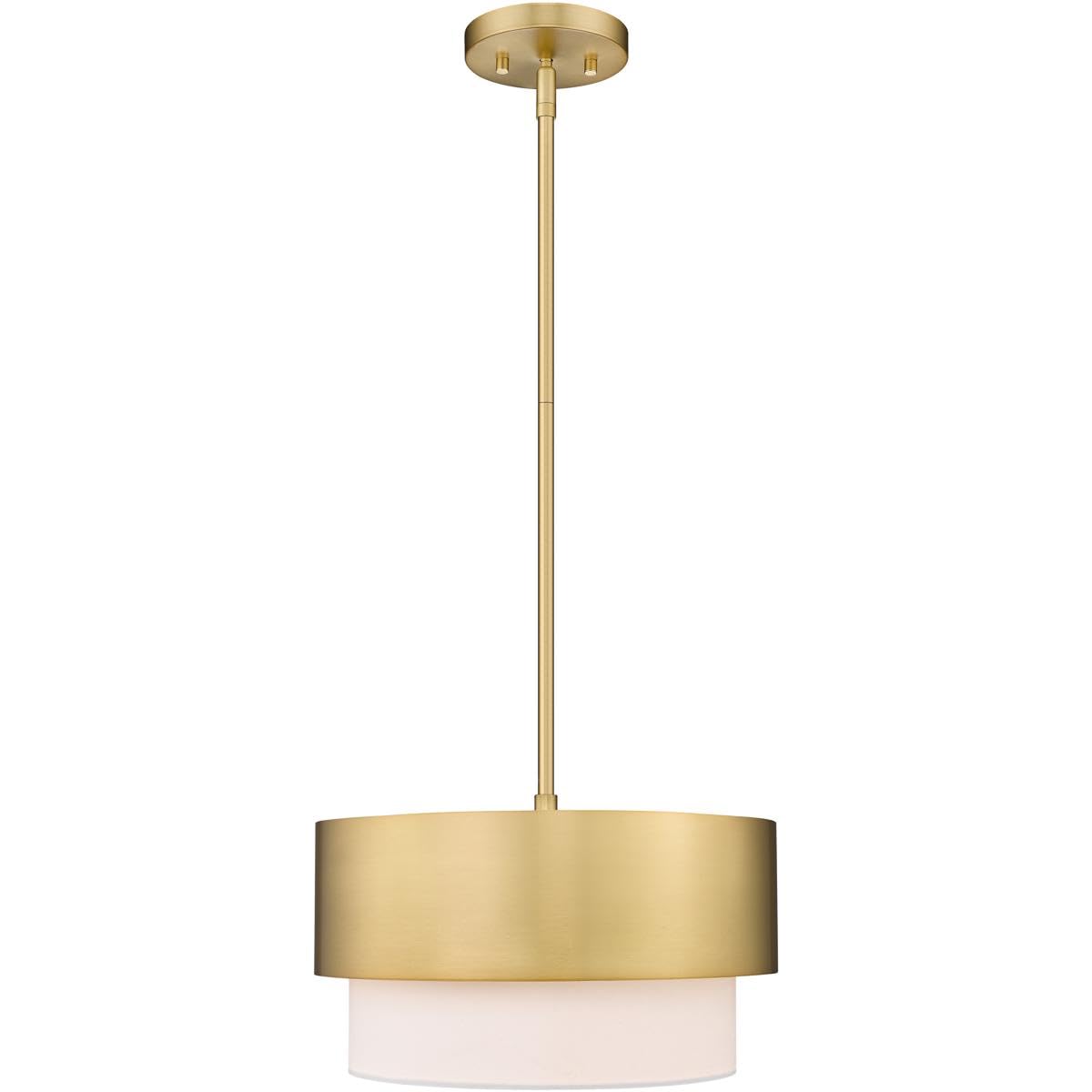 Z-Lite 495P12-MGLD Counterpoint Pendant, 1-Light 60 Watts, Modern