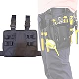 Askyorte Leg Tool Pouch, Multifunctional Leg Holster with Belt Clip, Durable Repair Tool Organizer for Maintenance Workers, DIY, and Home Improvement