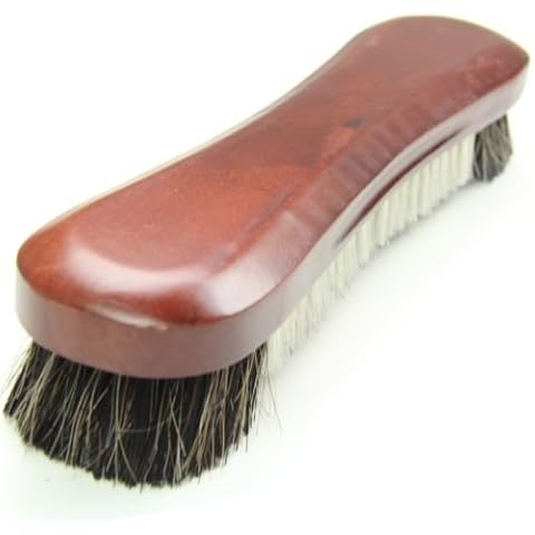 12" Genuine HORSEHAIR BRISTLES, MAHOGANY WOODEN HANDLE Snooker or Pool Table BRUSH Cover