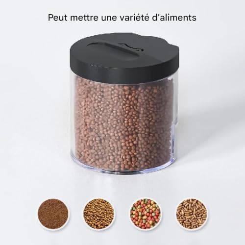 Alimentador de baterías programable granulado para cuidar a tus peces cuando no estás en casa 8
