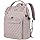 VANKEAN 17 Inch Laptop Backpack for Women Fashion Computer Work Bag, Large Capacity Waterproof Backpack, College Daypack Business Travel Backpack, Light Dusty Pink