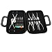 eyeglasses repair set ,7pcs eyeglasses pliers + screwdriver Stainless Steel Optic Eye Glasses Optician Eyeglasses Frame Repair Optical Pliers Tools Kit withBlack Pouch Bag glasses shop useBy dhoptical