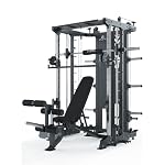 SEK Multipresse Set | Reloaded | Set aus SEK Multipresse & B2 Hantelbank mit Optionen für Arm- und Beintraining | Für ⌀50mm Hantelscheiben | Dualer Kabelzug & Smith Machine – Bild 4
