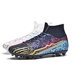 Fussballschuhe Herren：Fußballschuhe geben Ihren Spielern den kraftvollen Halt und die Kontrolle, die sie brauchen, wenn sie auf weichem oder nassem Untergrund spielen. Bietet perfekten Komfort bei der Bewegung auf Kunstrasen mit Hochgeschwindigkeitskontrolle und Stabilität.