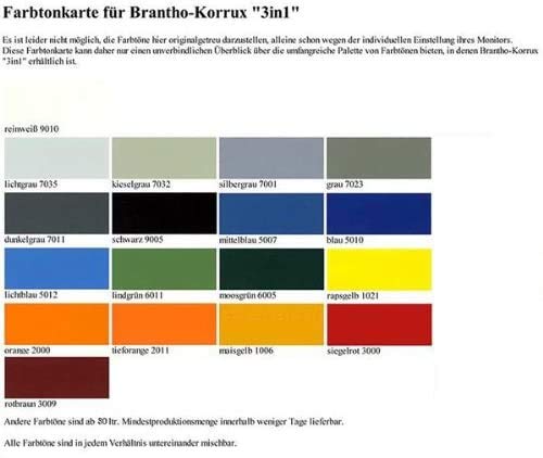 Brantho Korrux nitrofest 0,75 l 3009 Rotbraun (18,87 EUR/l)
