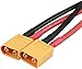 Xiboya textile 3 Sets XT60 Parallel Battery Connector Cable for RC Multicopter Quadcopter