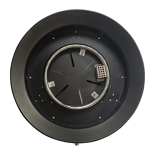 Amazon Basics 19-Inch 55,000 Btu Round Portable Propane Gas Fire Pit With Carry Strap #TOP7