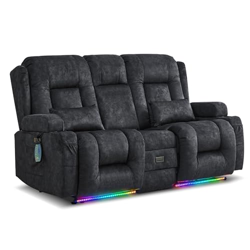 LIFTSHA Zweisitzer Relaxsessel mit Liegefunktion, Fernsehsessel Elektrisch...