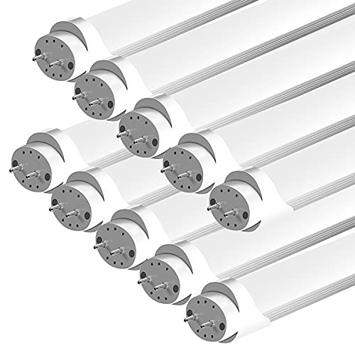 LED蛍光灯 40W形 T8直管 18W消費電力 120cm G13口金 昼光色（6500K） 高輝度 2600LM グロー式工事不要 PL保険【メーカー保証二年】家庭、事務所、病院、学校に適用 10本セット