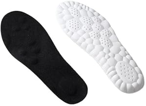 Karomouj KMA566 Flat Feet Arch Height Increase Insoles for Men | Full-Length Insole Height Increase Shoes for Men & Women | Washable Memory Foam Slip Free Cushions | Multicolor | Pack of 2