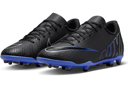 NIKE DJ5958-040 JR Mercurial Vapor 15 Club Black/Chrome-Hyper Royal Hombre Black/Chrome-Hyper Royal EU 35 - imagen 7