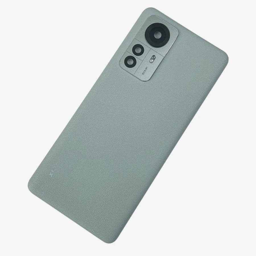 Miniatura 3 de SHOWGOOD Vidrio para Xiaomi 12 Pro 5G Cubierta de batería 12Pro Carcasa trasera de repuesto con adhesivo + lente de cámara (morado)