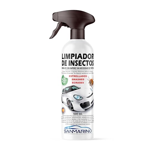 SANMARINO Limpiador DE Insectos ESTRELLADOS con Pistola 500 ML.