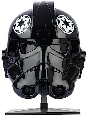 GINLANIME Imperial Fighter Pilot Helmet Mask Costume Props for Adult Halloween Role Play (Tie Fighter Pilot)