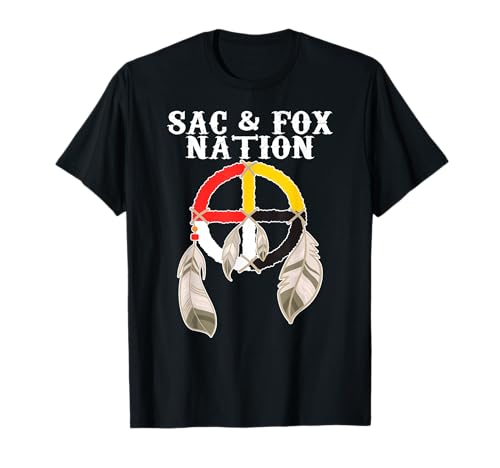Rueda de medicina india indígena americana de Sac y Fox Nation Camiseta