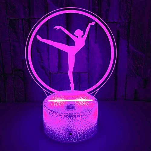 Jinson well Lampada da ginnastica 3D con illusione...