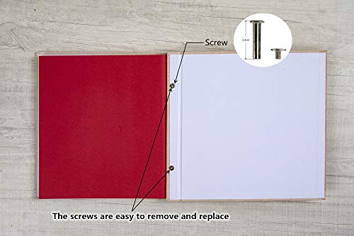 Potricher Photo Album Self Adhesive Scrapbook 20 Refill Pages For 11X10.6 Inch 40 Pages Potricher Photo Album (20 Refill Pages, 11X10.6 Inches) #TOP3