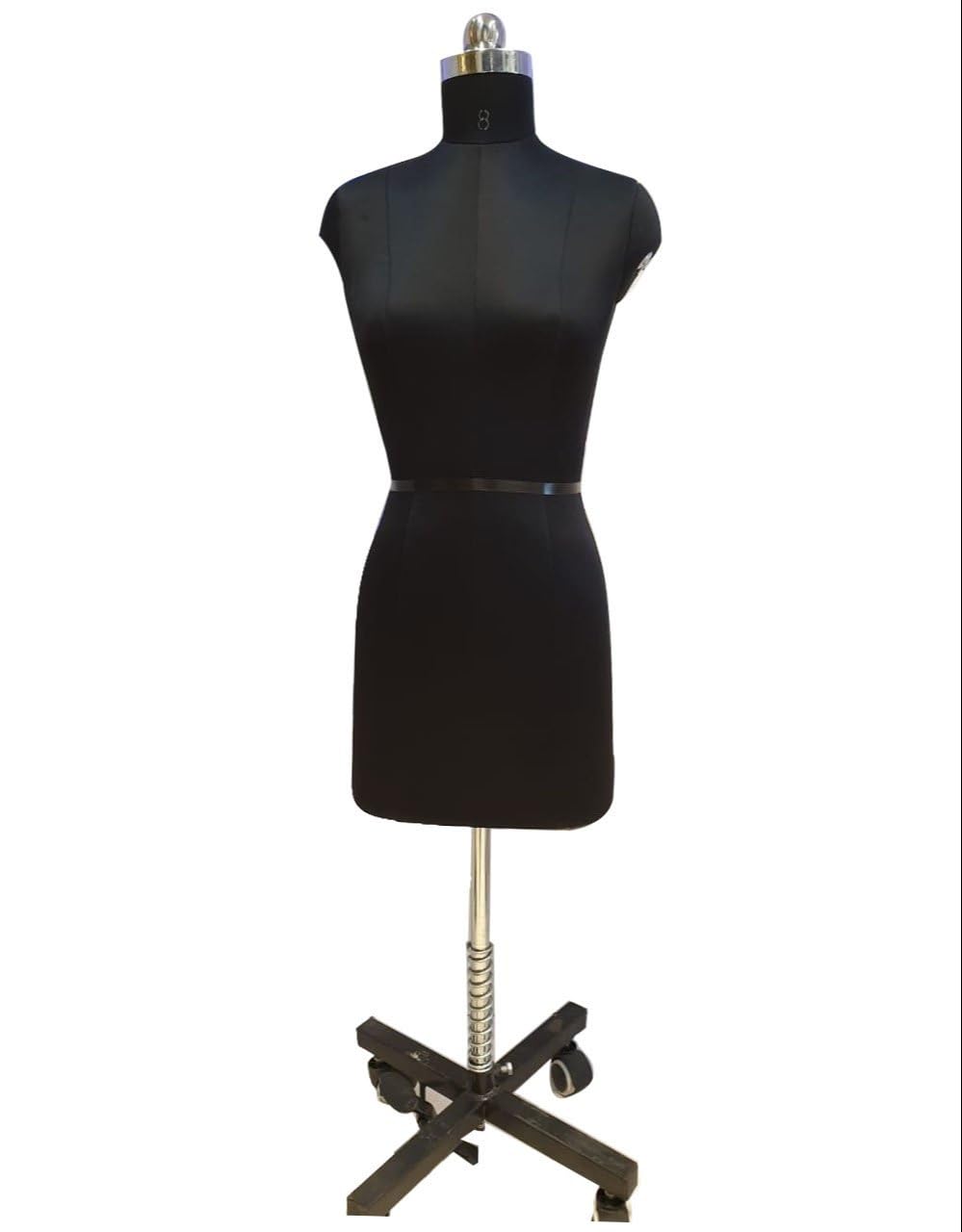 Female Dress Form Wheel Base Mannequin Statue Premium Store Display Dummy Mannequin Dummy Model Stand Hanger Dress Kurti Display Stand (Black) (Size 36 NO -10) (B0D5RFFPFR) Amazon Price History, Amazon Price Tracker