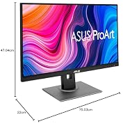 ASUS ProArt PA278QV - 27 Zoll WQHD Professioneller Monitor - 16:9 IPS, 2560x1440 - ergonomisch, Pivot, Calman, Rahmenlos, hohe Farbtreue - DVI, DisplayPort, HDMI, Mini-DP, USB-Hub – Ansicht 8