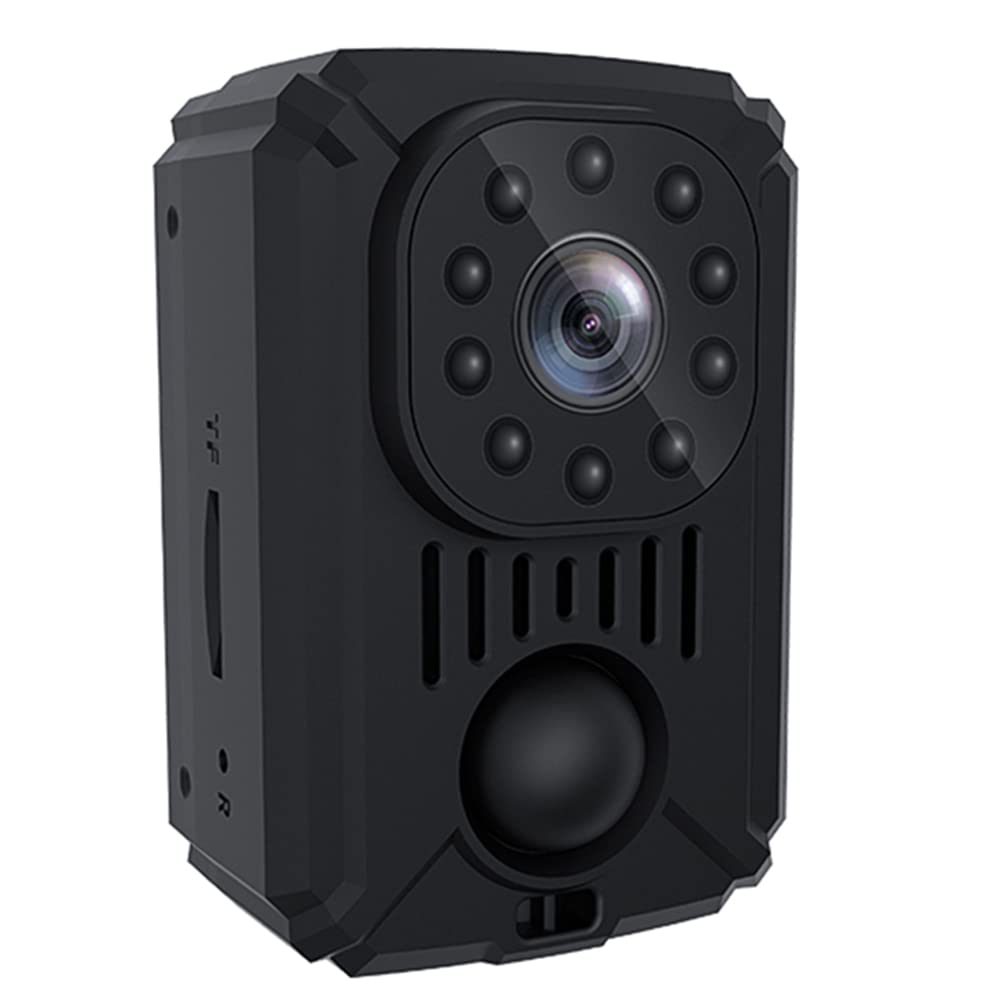 OSHLANT CáMara de Cuerpo PortáTil MD31 de 1080P, Mini CáMara de Bolsillo, CáMara de VisióN, PequeñA CáMara Deportiva para Coches, Grabadora de VíDeo PIR