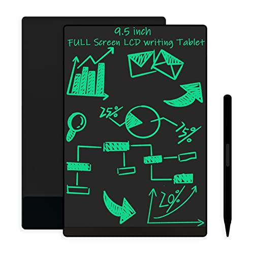 Amoretti Sonnet LCD Writing Tablet, 9.5in Erasable Reusable Electronic Drawing Pads, Electronic scratchpad for Kids and Adults, to-Do List Table with Magnetic.