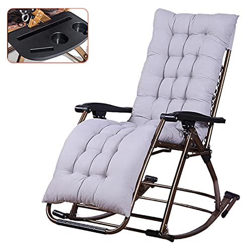HWBB Cadeira de balanço portátil para banho de sol, cadeira de balanço grande dobrável para ambiente