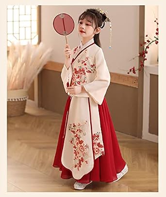 Guzheng Chivalrous Girl Hanfu Served Ru Dresses Tang Suit Fairy Dresses Performance Costumes