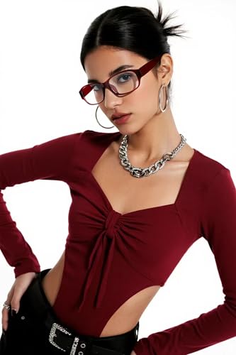 Image of Wide Rectangle Blue Light Glasses for Woman Reduce Eyestrain for Gaming /Computer /Screen