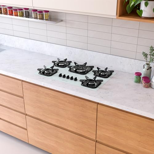 Cooktop 5 Bocas com Queimador Tripla Chama Mueller Branco