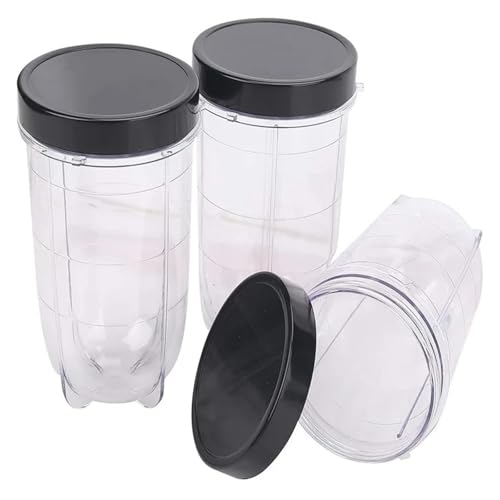 Vaso de repuesto de 16oz con tapa para licuadora Magic Bullet MB1001 2