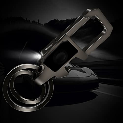 Idakekiy Key Chain Led Light And Bottle Opener With 2 Key Rings Car Key Chain For Men And Women #TOP2